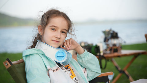 Ice-Filled Neck Cooler with Cooling Towel